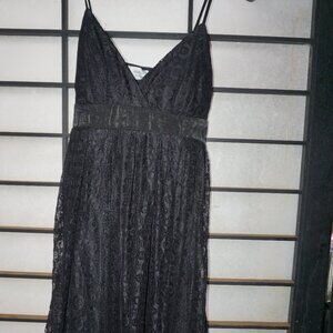NWT Women's Michelle's Boutique MYSTIC Sheer Black Dress Size M